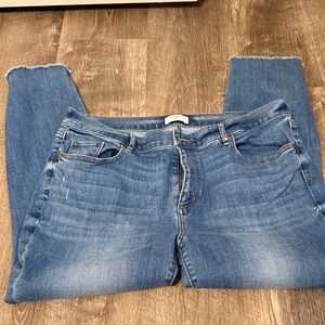 LOFT Mid-Wash Ankle Jeans